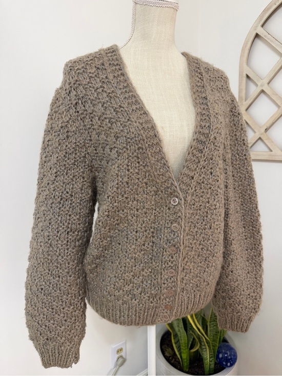 Fedora Sweaters - Vintage Fedora Button Up Knitted Cardigan Wool Acrylic Women’s Size Large